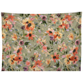 Ninola Design Botanic Retreat Painterly Tropical Flowers Sage Green Tapestry