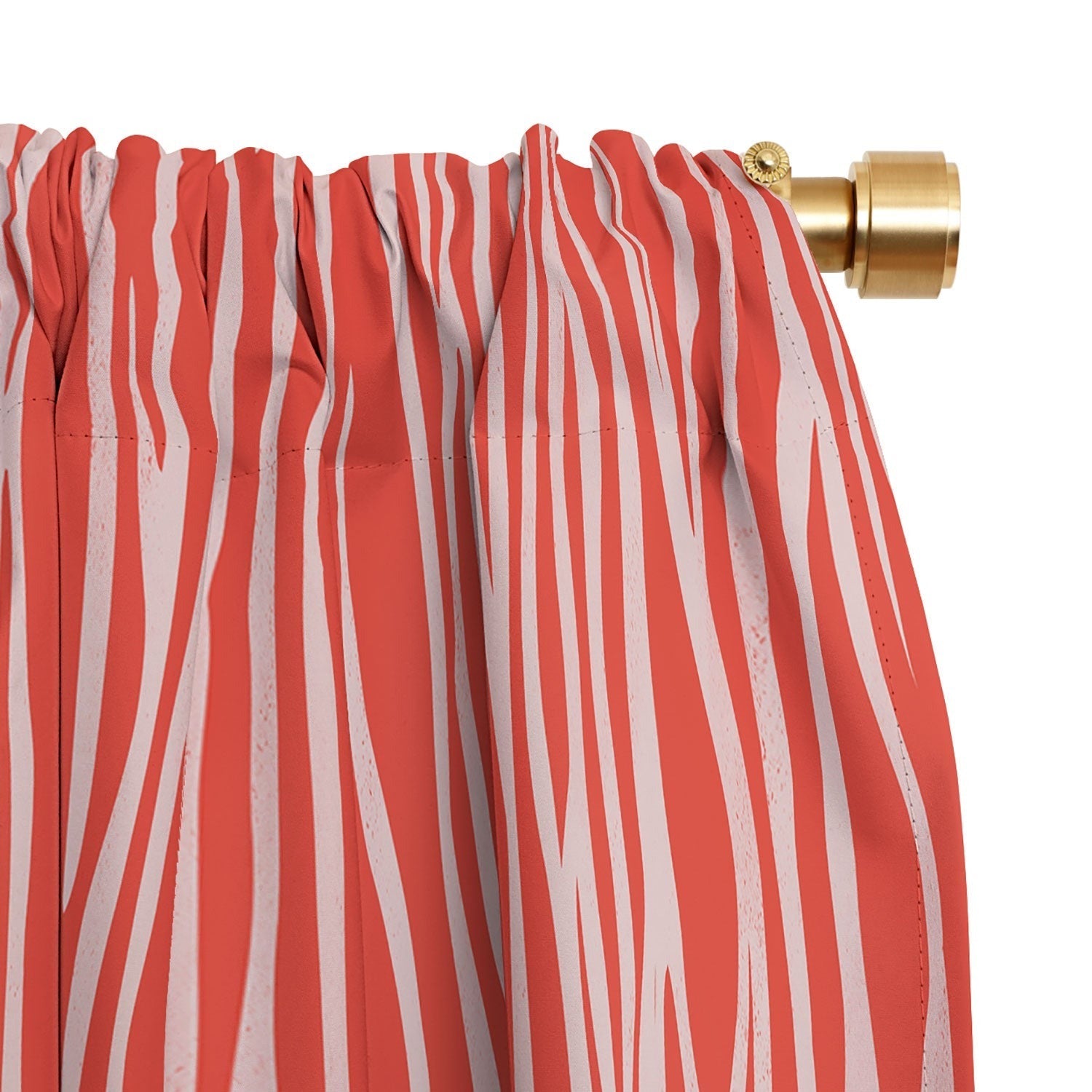 Avenie BR Red Zebra Stripe Blackout Non Repeat
