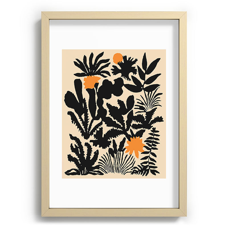 DorisciciArt Agave botanic Recessed Framing Rectangle