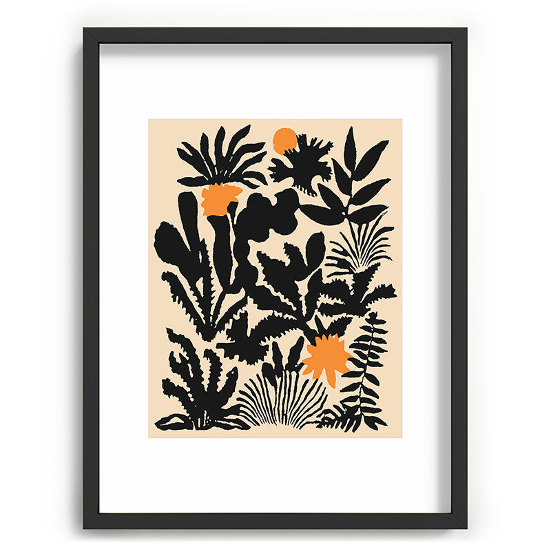 DorisciciArt Agave botanic Recessed Framing Rectangle