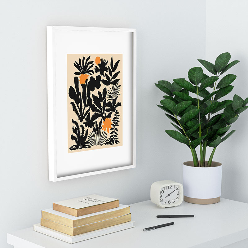 DorisciciArt Agave botanic Recessed Framing Rectangle