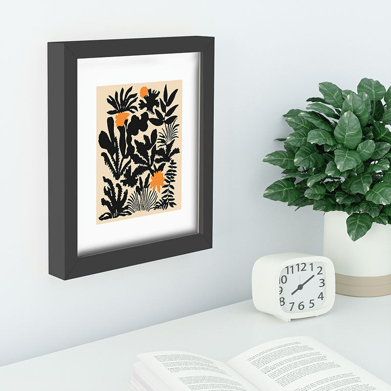 DorisciciArt Agave botanic Recessed Framing Rectangle
