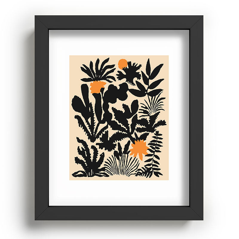 DorisciciArt Agave botanic Recessed Framing Rectangle