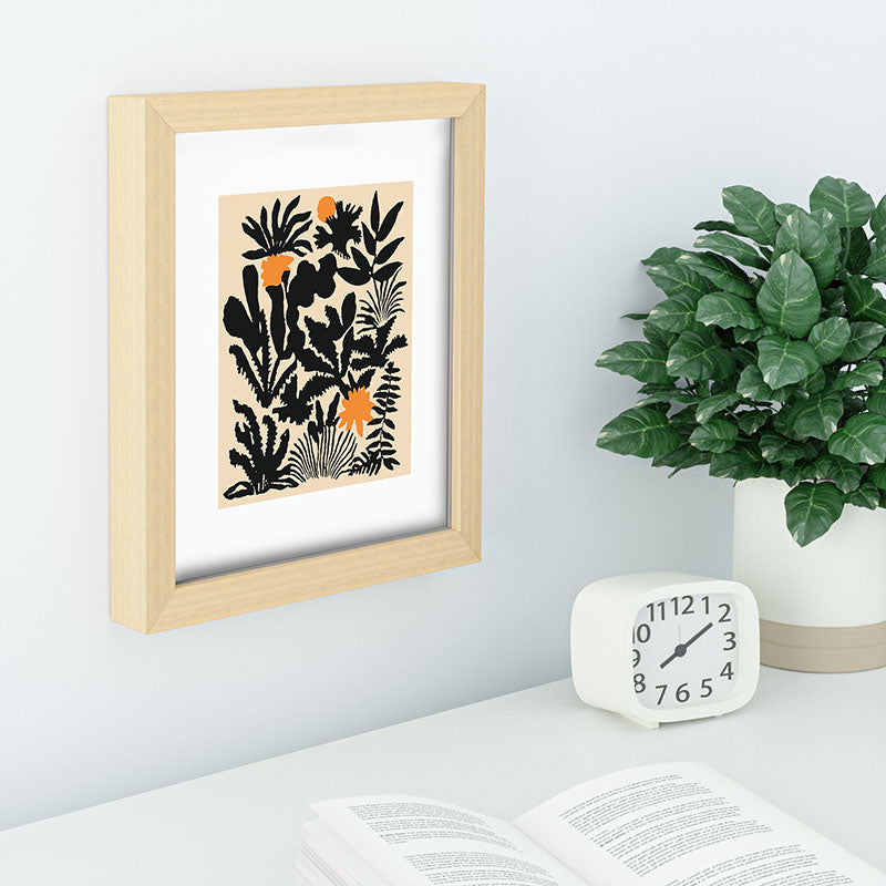DorisciciArt Agave botanic Recessed Framing Rectangle