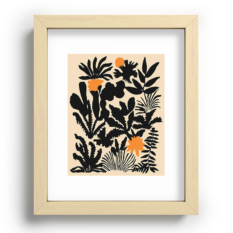 DorisciciArt Agave botanic Recessed Framing Rectangle