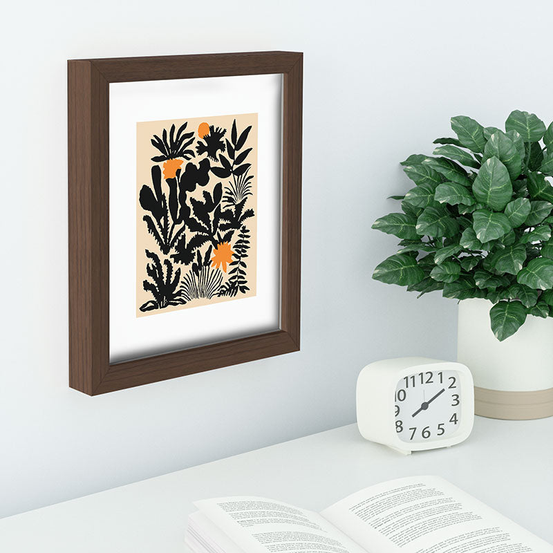 DorisciciArt Agave botanic Recessed Framing Rectangle