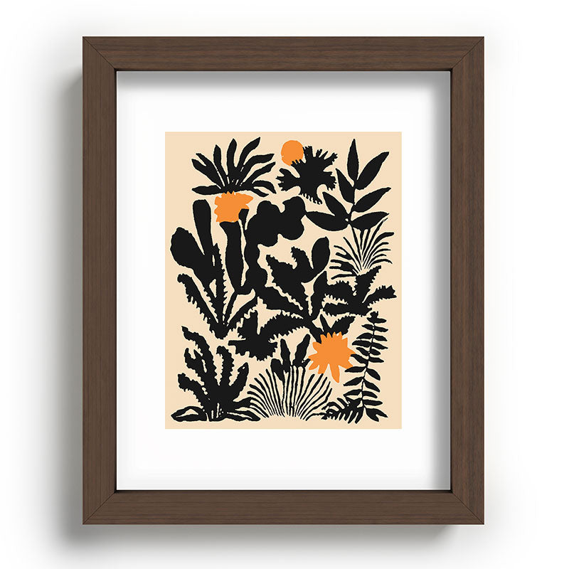 DorisciciArt Agave botanic Recessed Framing Rectangle
