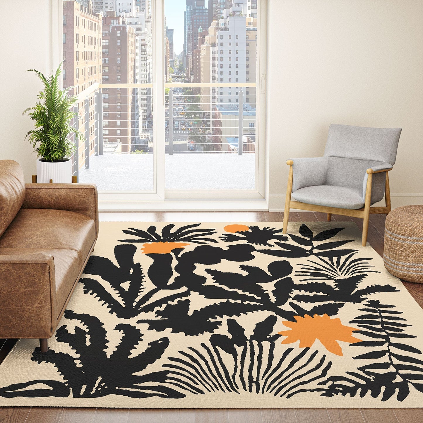 DorisciciArt Agave botanic Area Rug