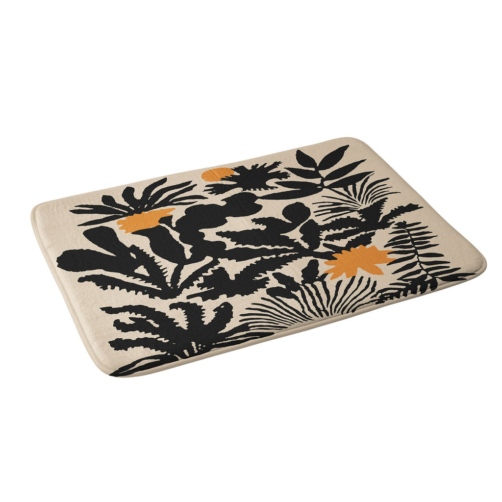 DorisciciArt Agave botanic Memory Foam Bath Mat