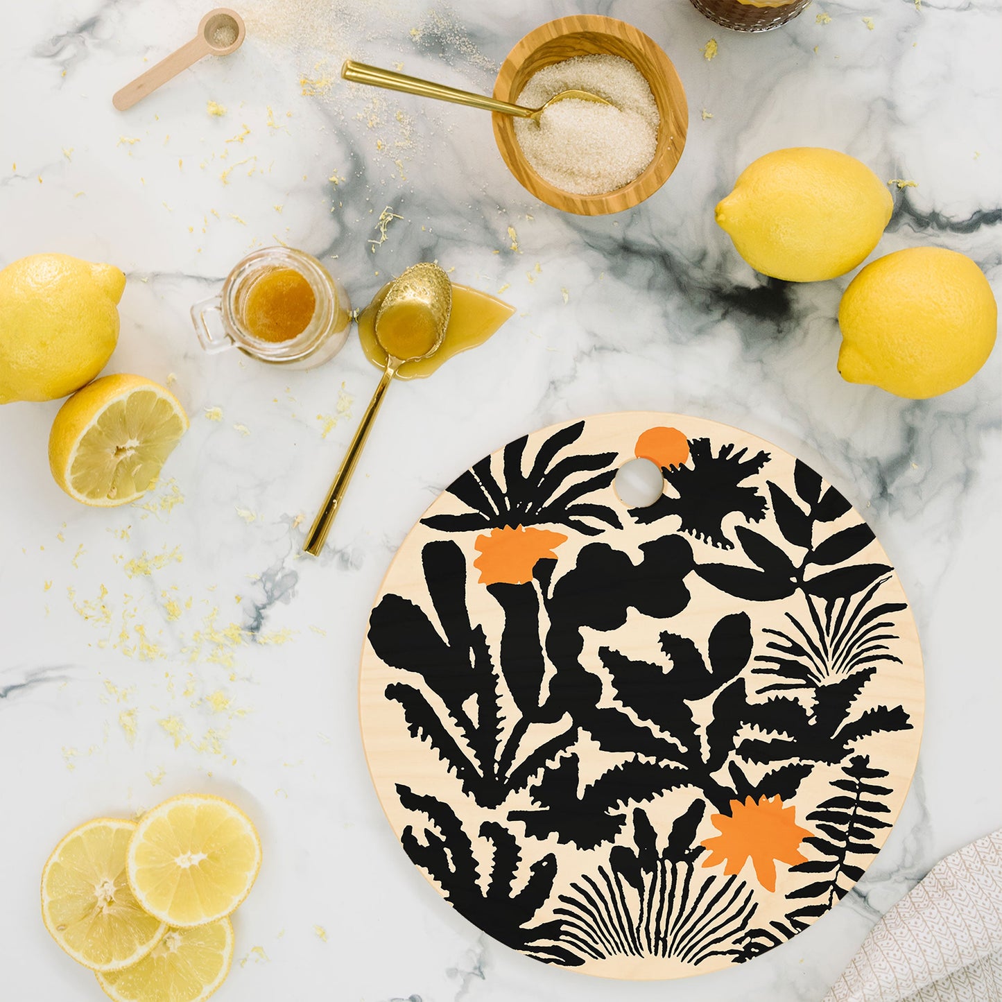 DorisciciArt Agave botanic Cutting Board Round