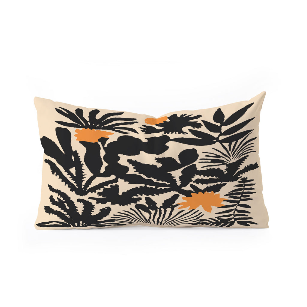 DorisciciArt Agave botanic Oblong Throw Pillow