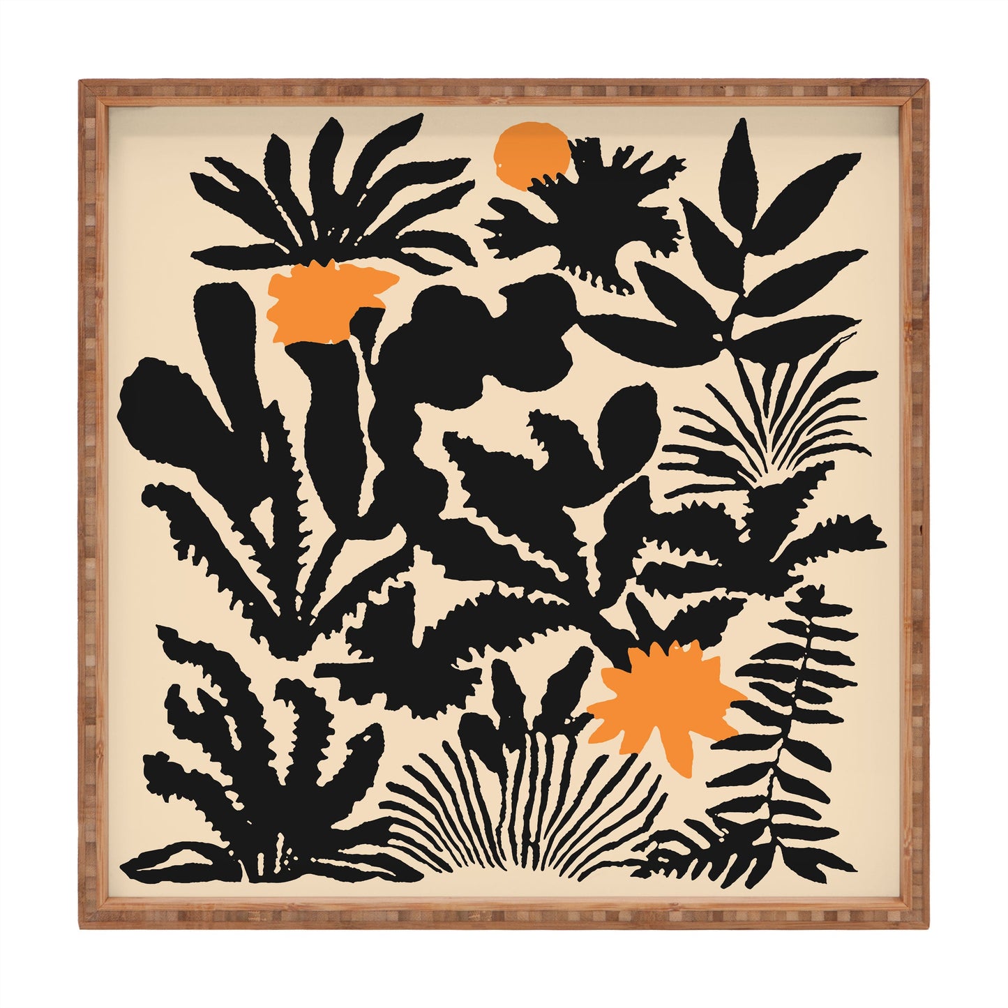 DorisciciArt Agave botanic Square Tray