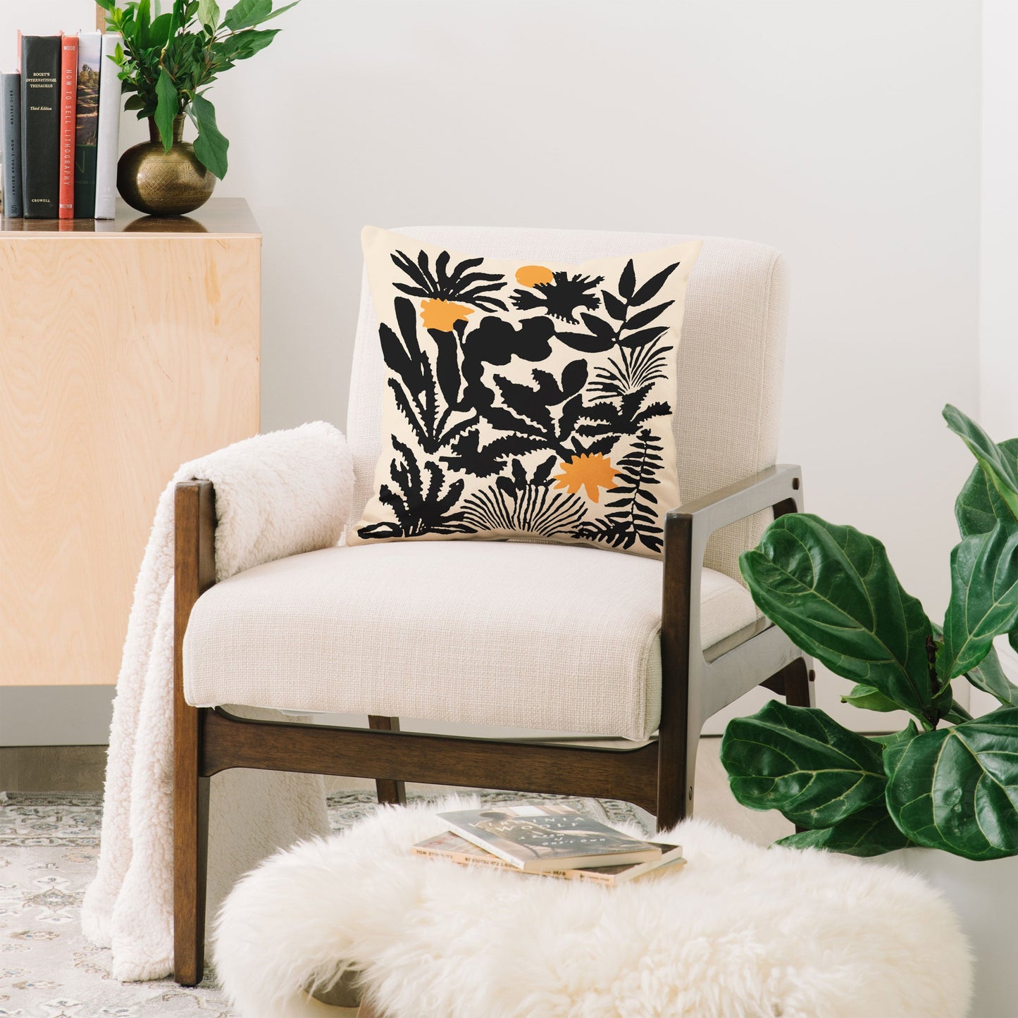 DorisciciArt Agave botanic Throw Pillow