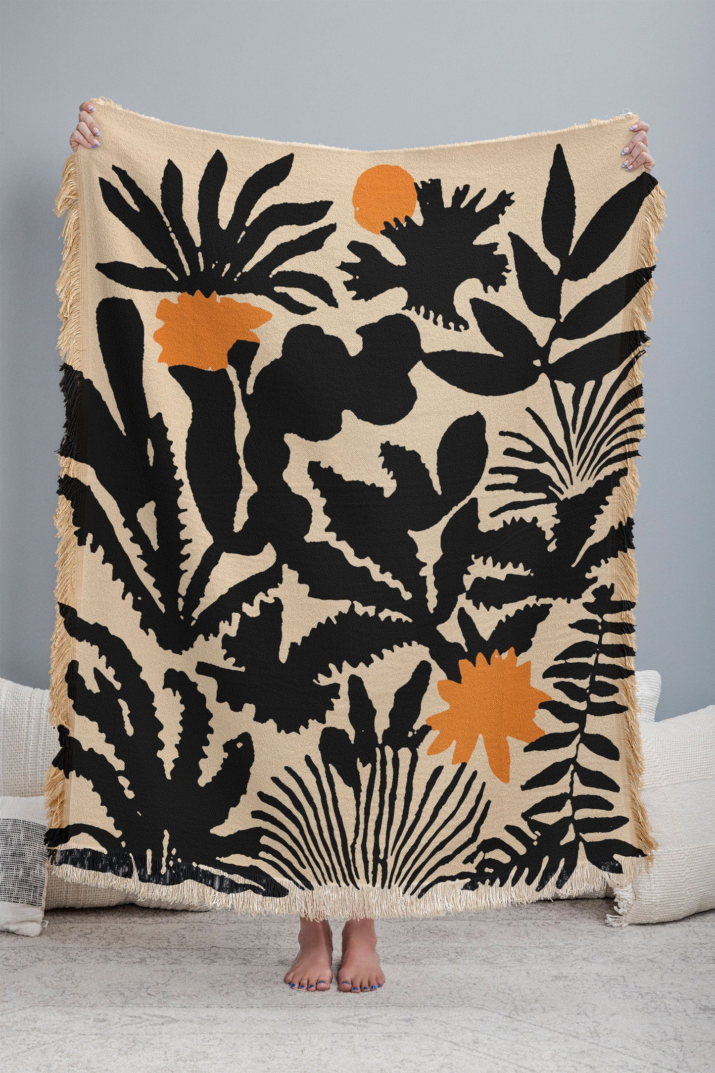 DorisciciArt Agave botanic Throw Blanket