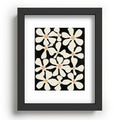 DorisciciArt Midnight Bohemian Floral Recessed Framing Rectangle