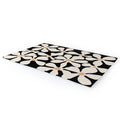 DorisciciArt Midnight Bohemian Floral Area Rug