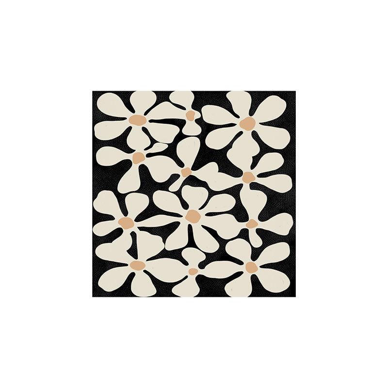 DorisciciArt Midnight Bohemian Floral Art Print