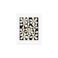 DorisciciArt Midnight Bohemian Floral Art Print