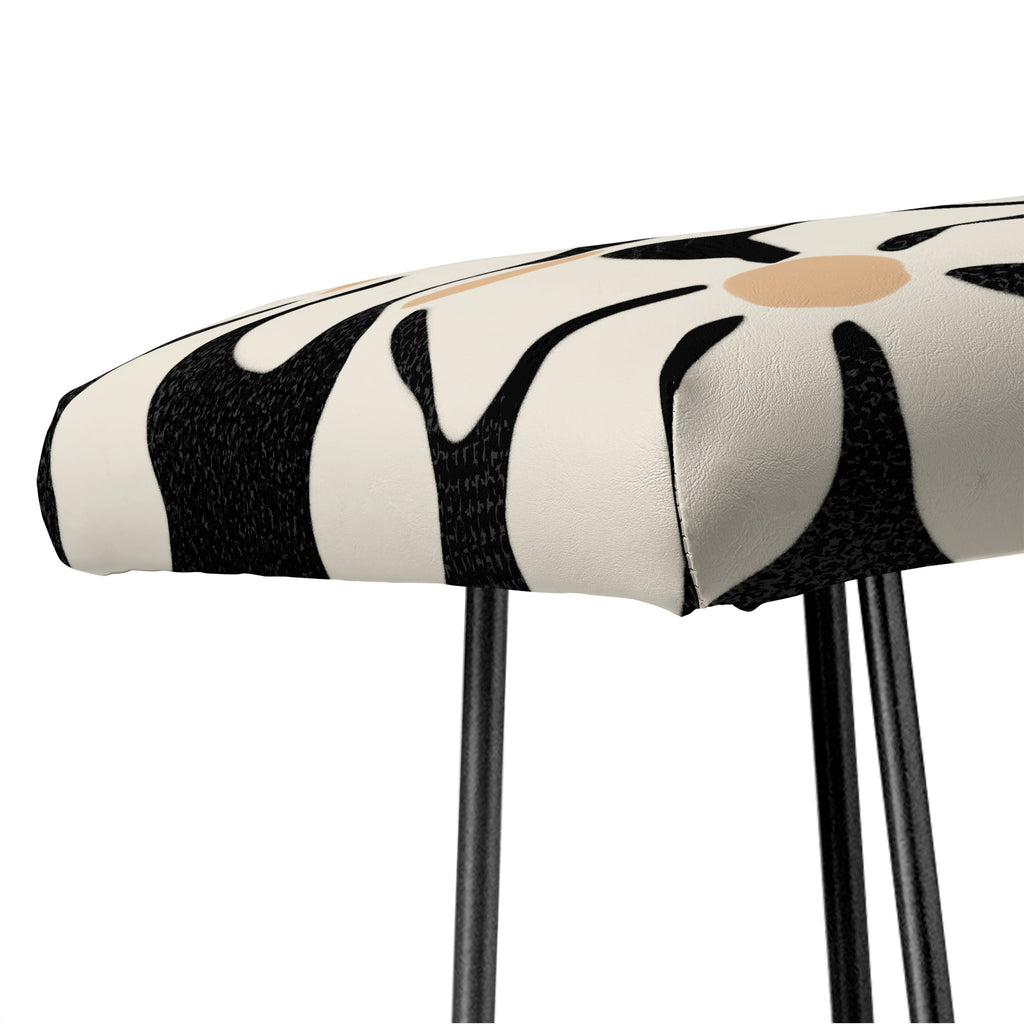 DorisciciArt Midnight Bohemian Floral Bench