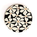DorisciciArt Midnight Bohemian Floral Cutting Board Round