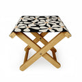 DorisciciArt Midnight Bohemian Floral Folding Stool