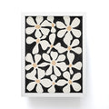 DorisciciArt Midnight Bohemian Floral Framed Mini Art Print