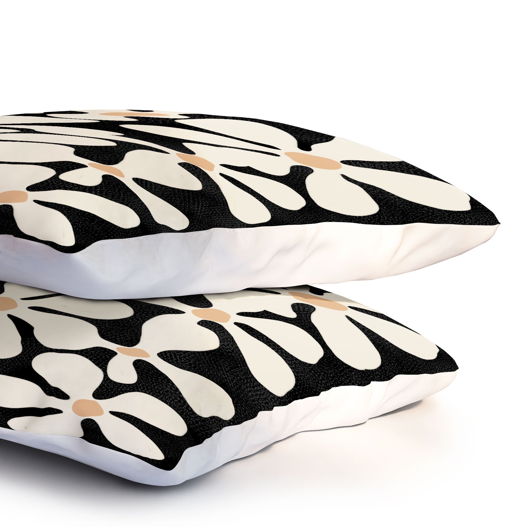 DorisciciArt Midnight Bohemian Floral Pillow Shams