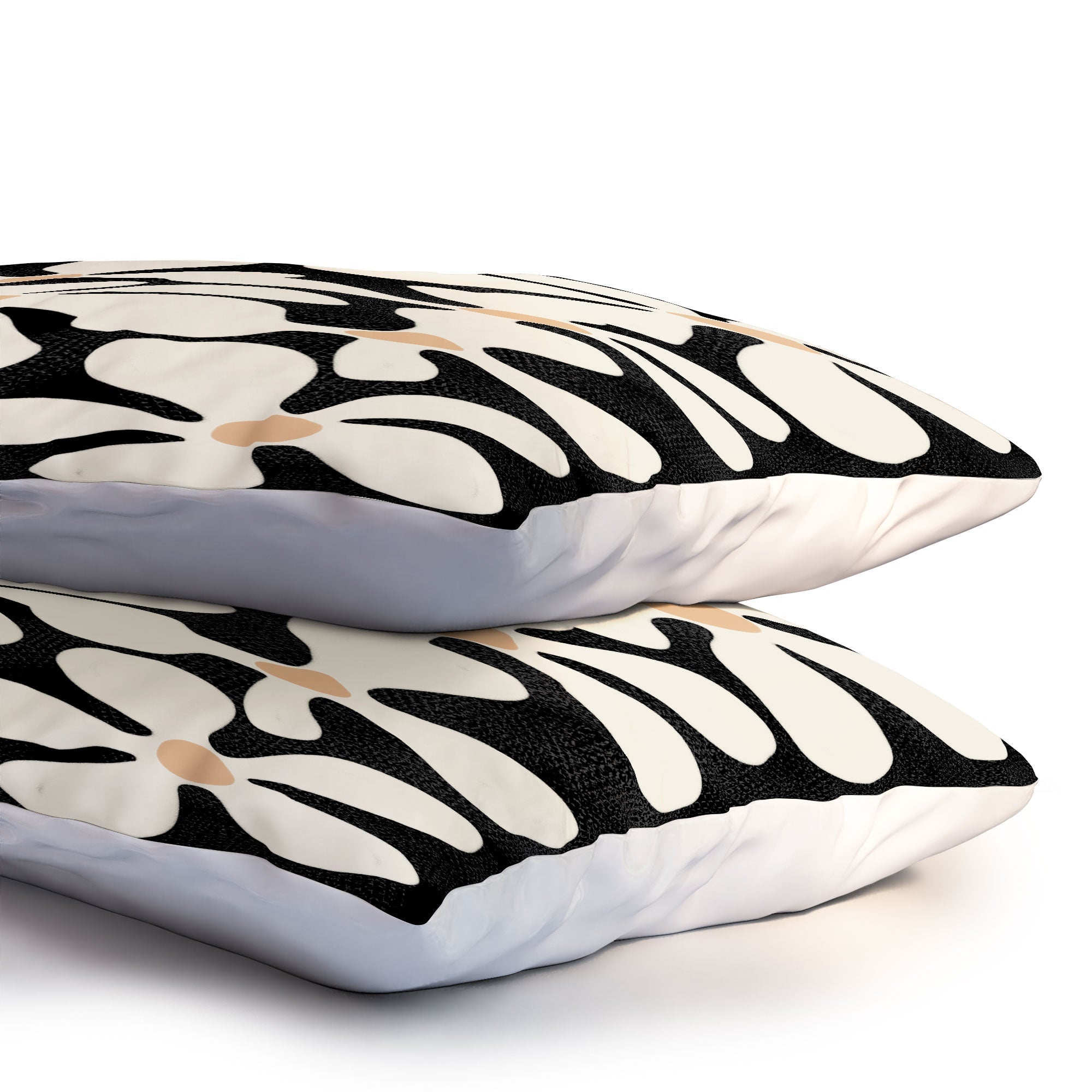DorisciciArt Midnight Bohemian Floral Pillow Shams