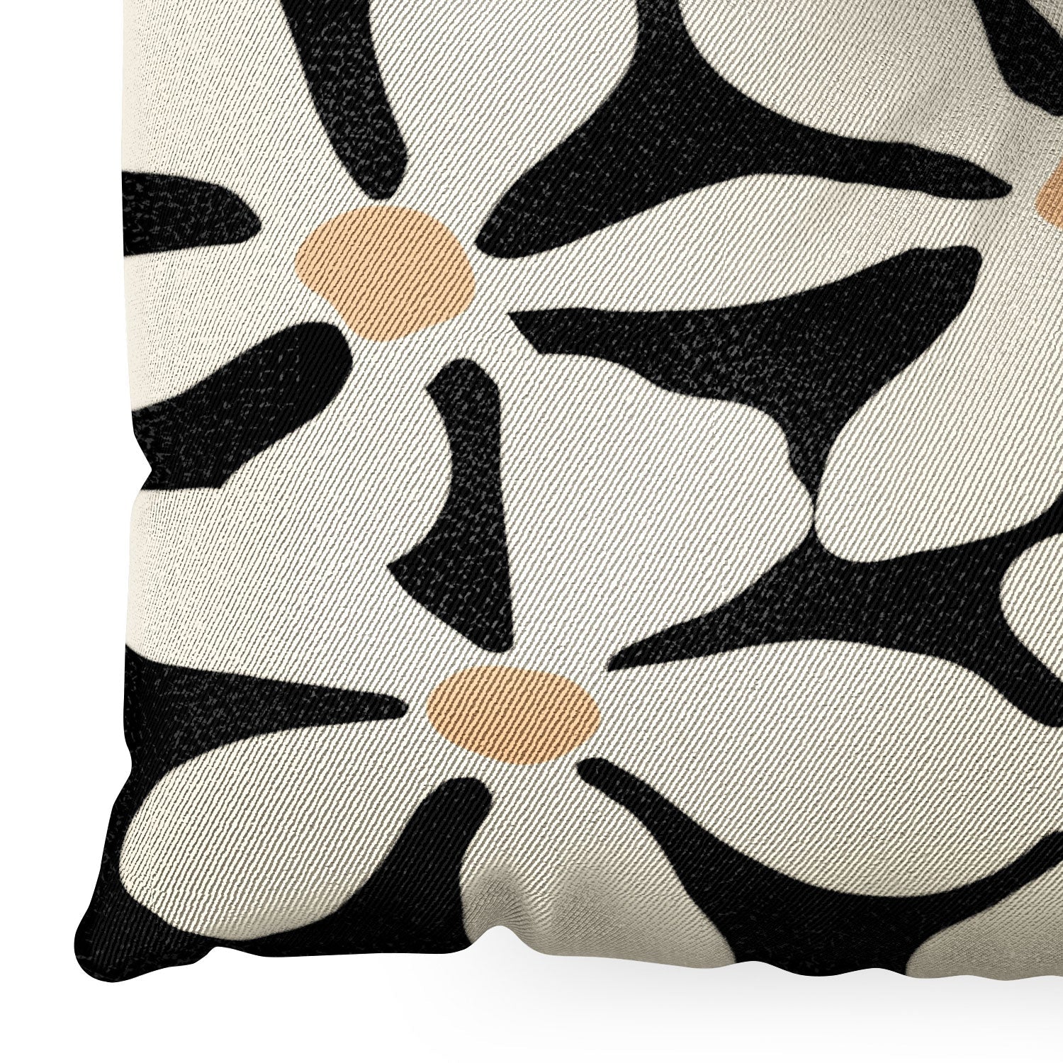 DorisciciArt Midnight Bohemian Floral Floor Pillow Square