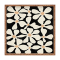 DorisciciArt Midnight Bohemian Floral Square Tray