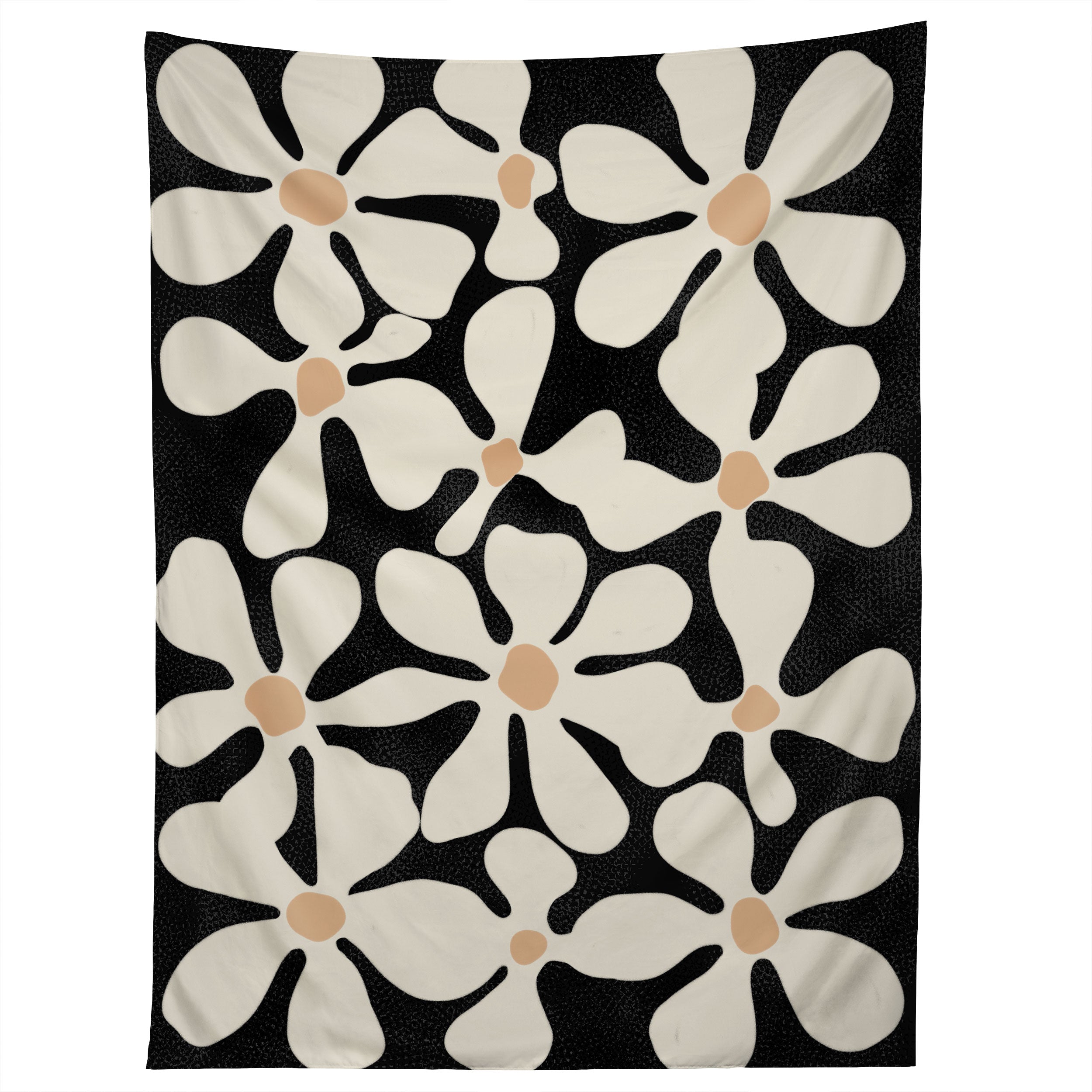 DorisciciArt Midnight Bohemian Floral Tapestry