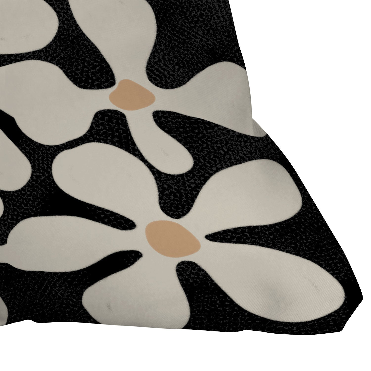 DorisciciArt Midnight Bohemian Floral Outdoor Throw Pillow