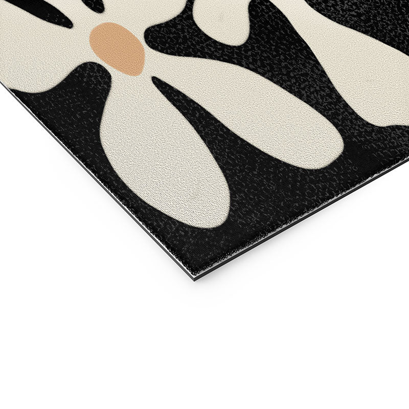 DorisciciArt Midnight Bohemian Floral Welcome Mat