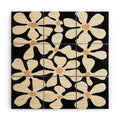 DorisciciArt Midnight Bohemian Floral Wood Wall Mural