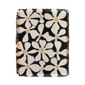 DorisciciArt Midnight Bohemian Floral Throw Blanket
