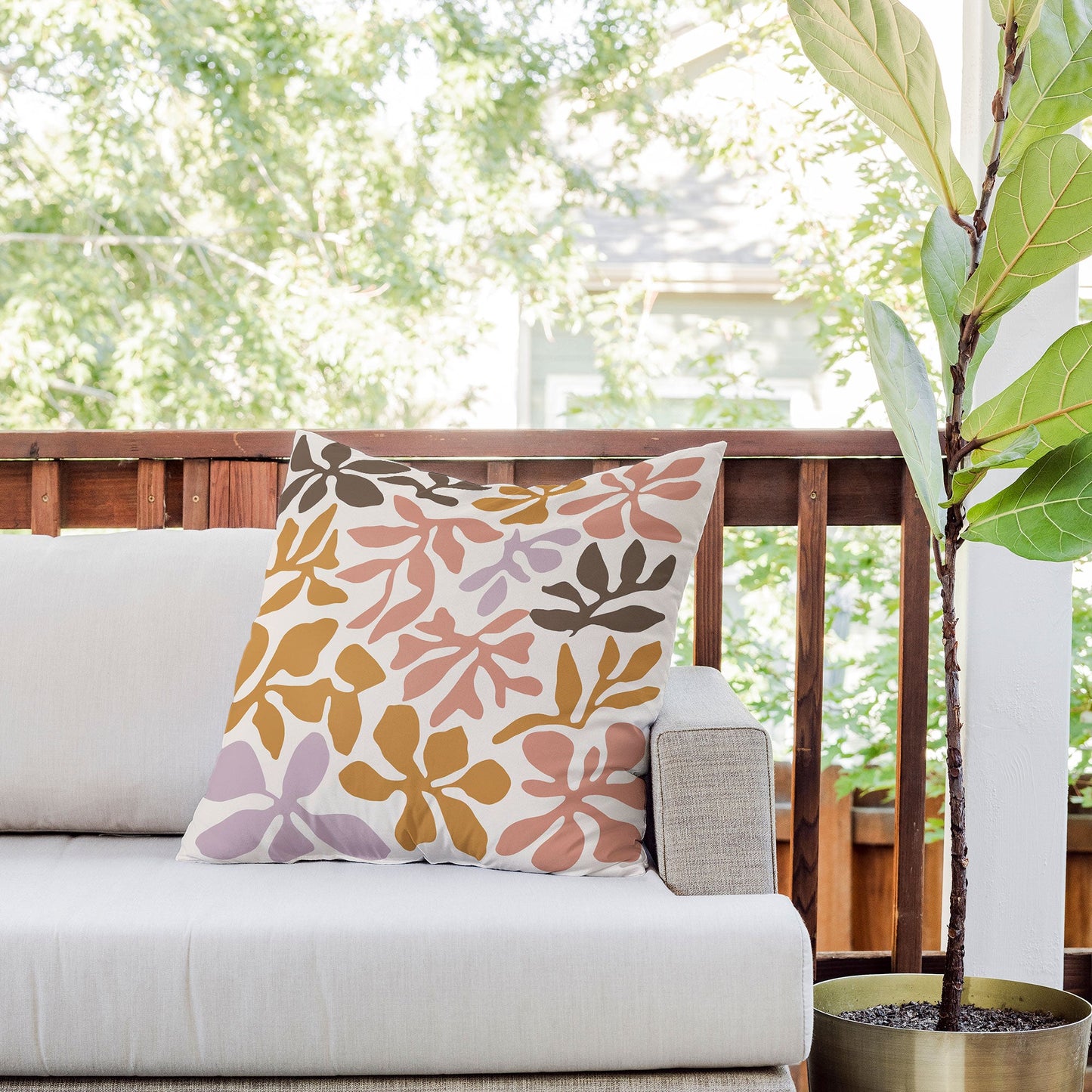 DorisciciArt Mistral dusk Outdoor Throw Pillow