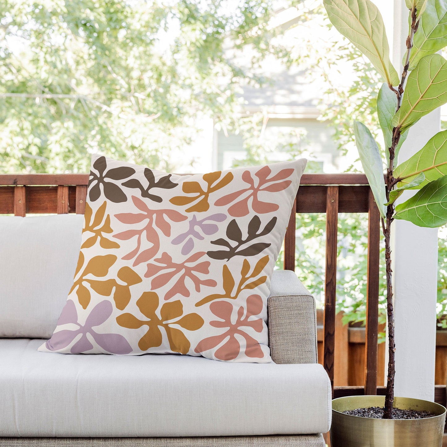 DorisciciArt Mistral dusk Outdoor Throw Pillow