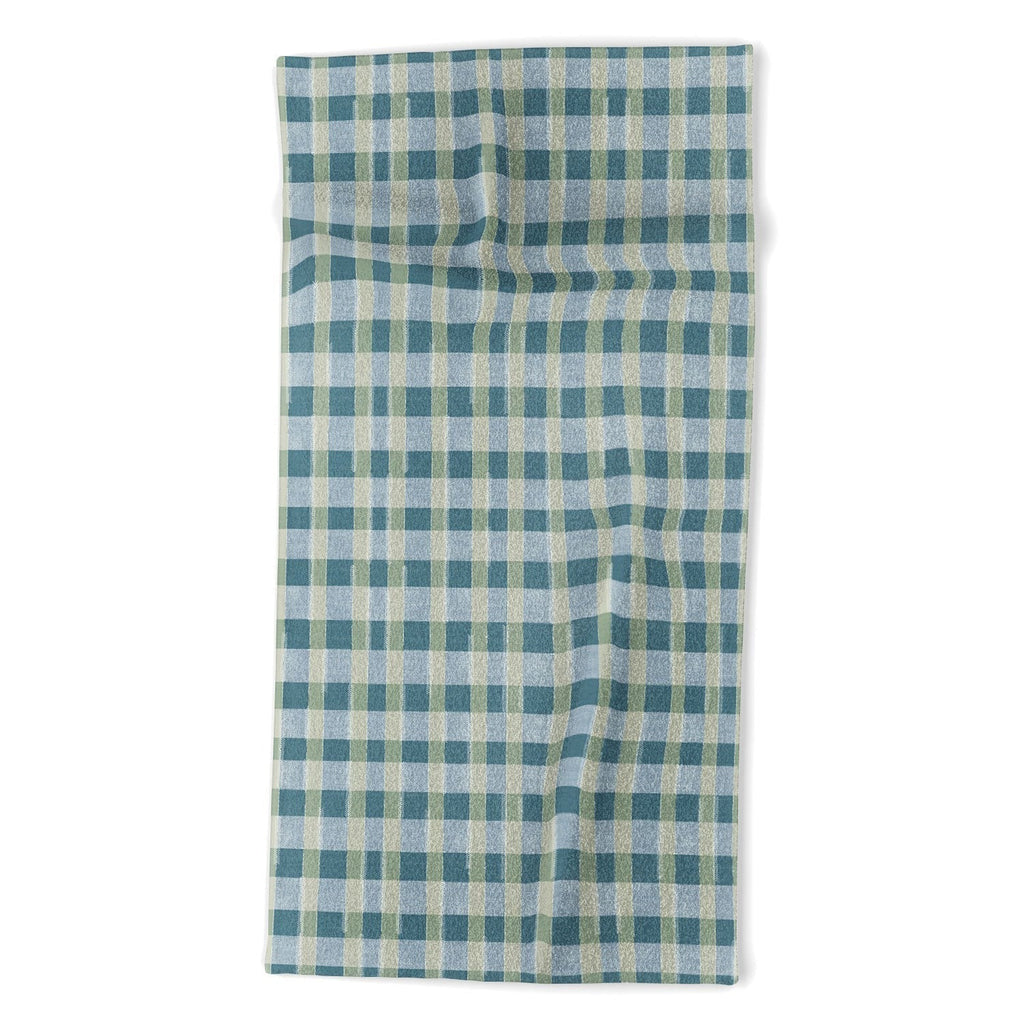 Marta Barragan Camarasa Country Style Checks Beach Towel