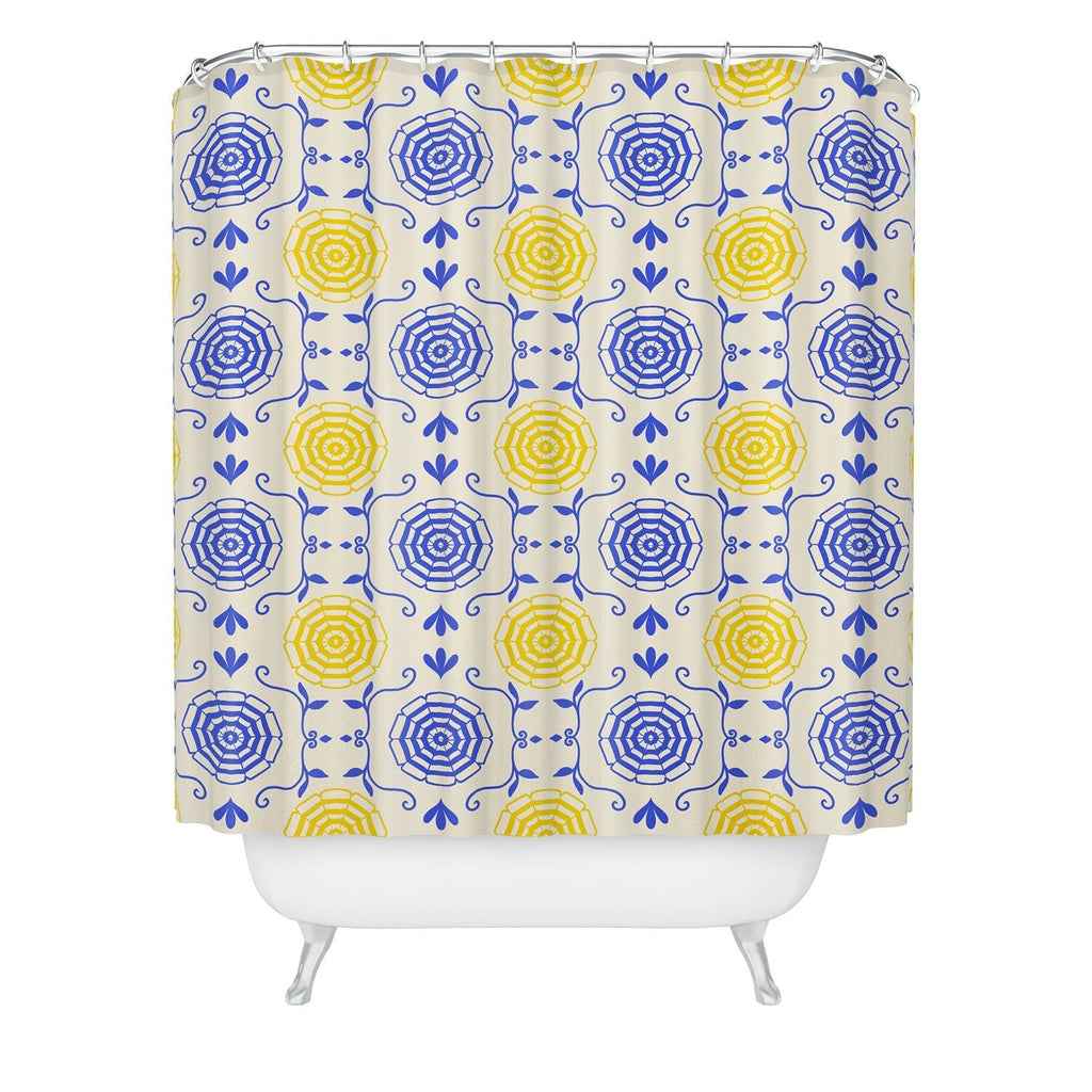 Design by Spark Dolce Vita Parasols Shower Curtain