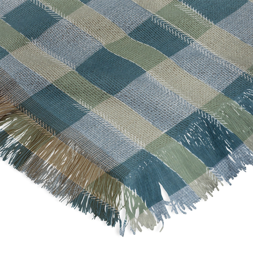 Marta Barragan Camarasa Country Style Checks Throw Blanket