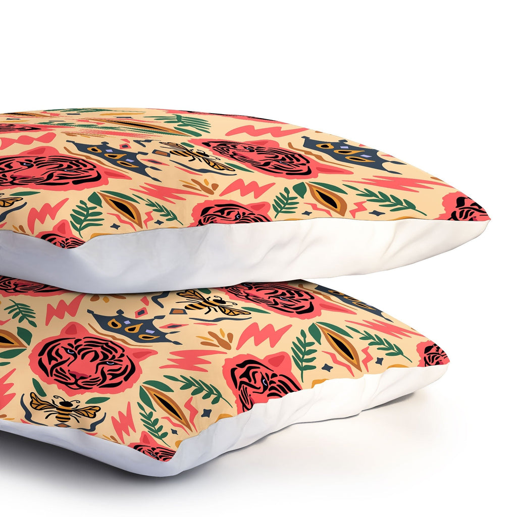 Design by Spark Tigress Queen Bee Pillow Shams