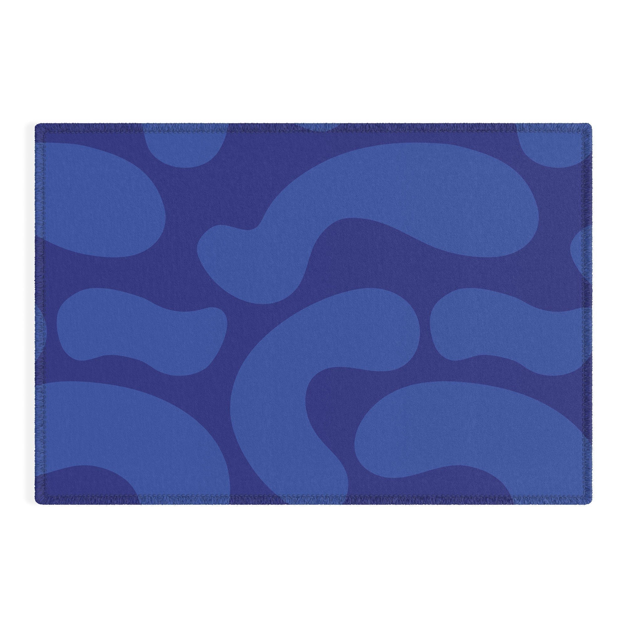 Camilla Foss Blue Pebble Outdoor Rug
