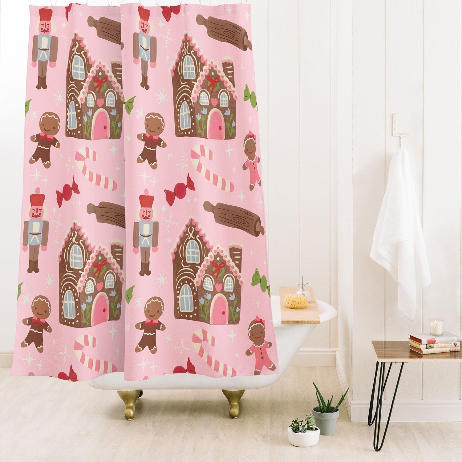 carriecantwell Sweet Christmas Holidays Shower Curtain