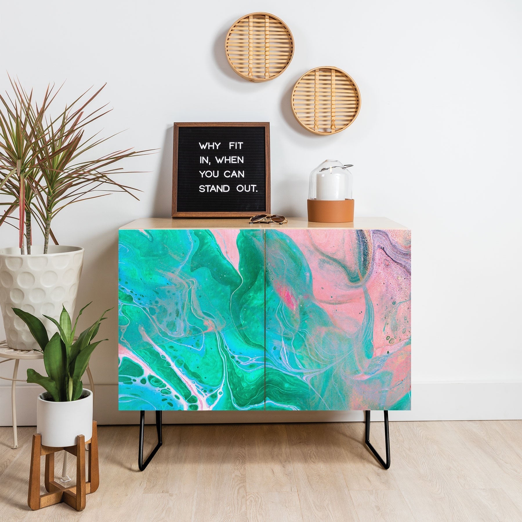 83 Oranges Another Worldly Credenza