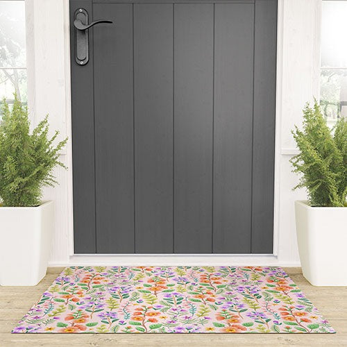 Pimlada Phuapradit Ditsy Spring Floral Welcome Mat