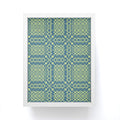 Marta Barragan Camarasa Nostalgic Grid Design Framed Mini Art Print