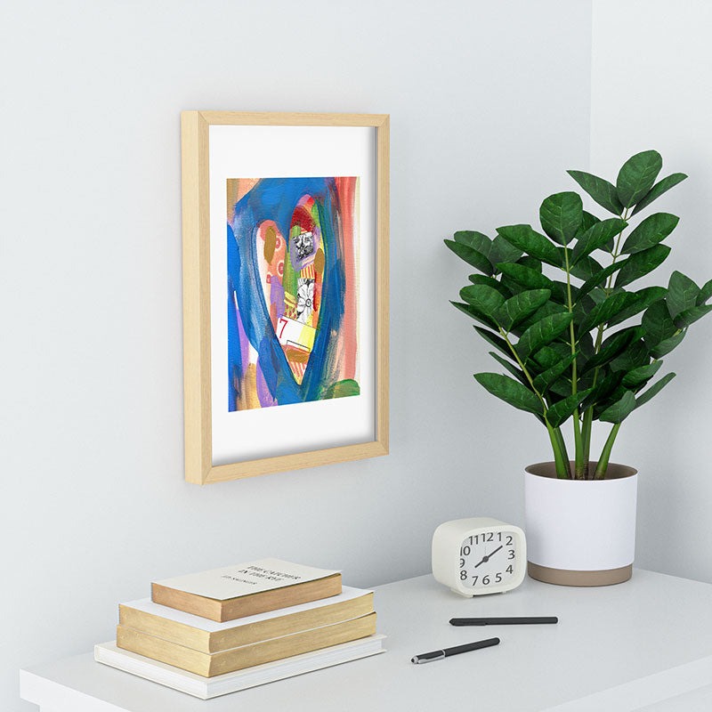 Natalie Baca Lucky in Love Recessed Framing Rectangle