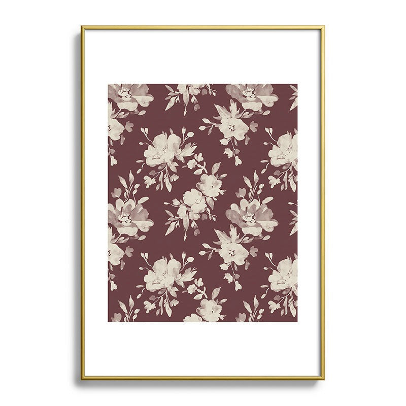 Marta Barragan Camarasa Antique Petal Romance Metal Framed Art Print
