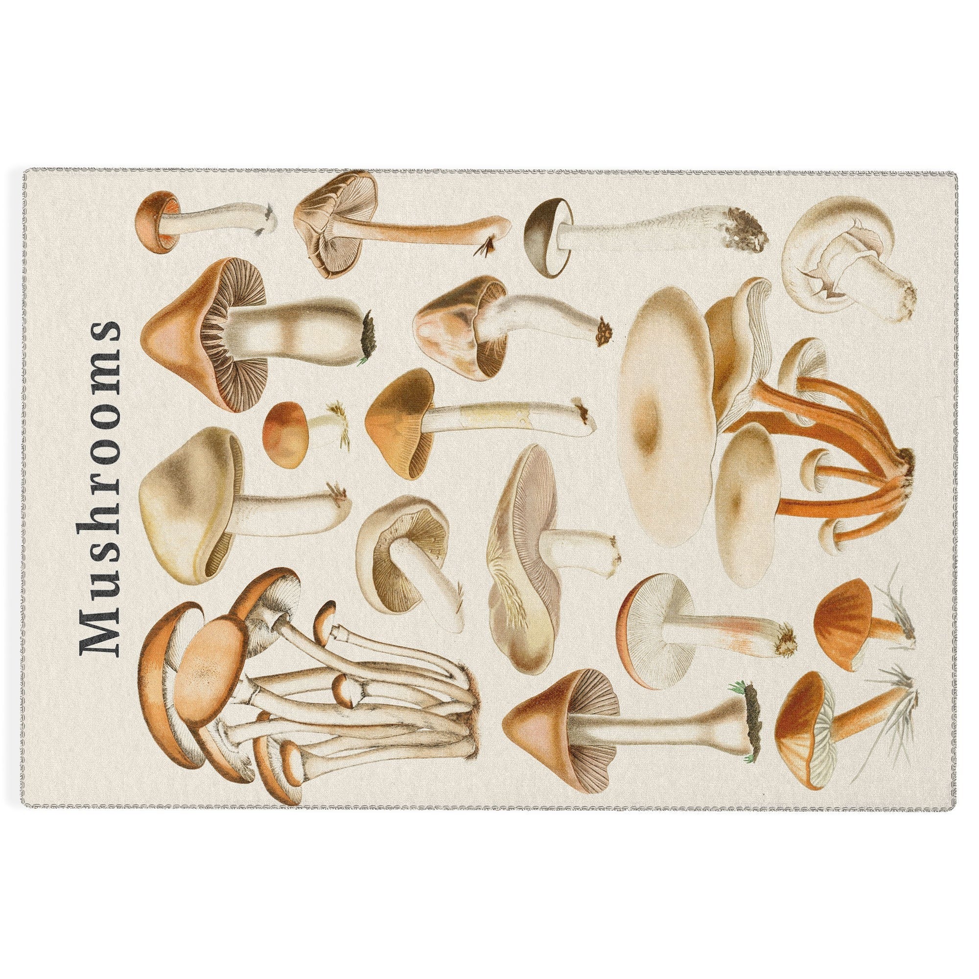 Gal Design Mushrooms Collection Outdoor Rug