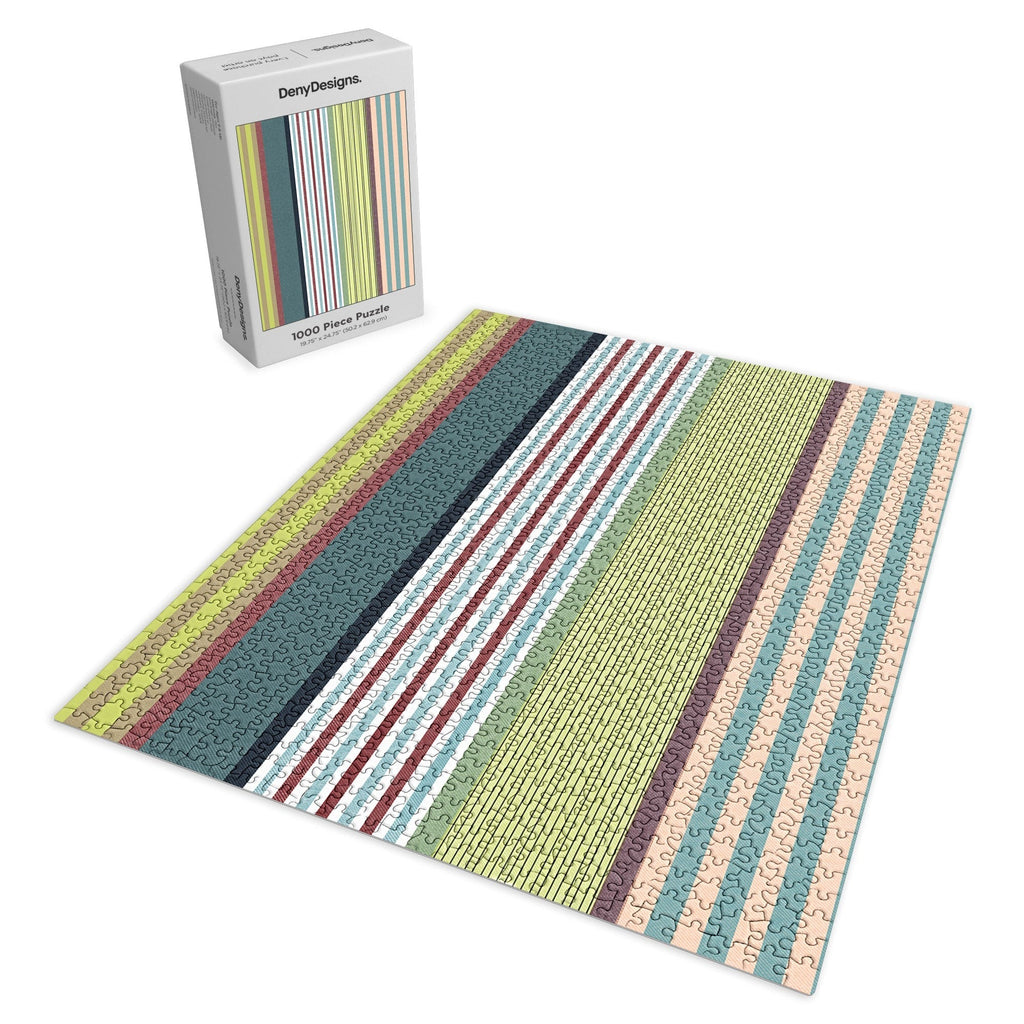 Marta Barragan Camarasa Colorful Stripe Delight Puzzle